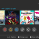Above: The Switch home screen.